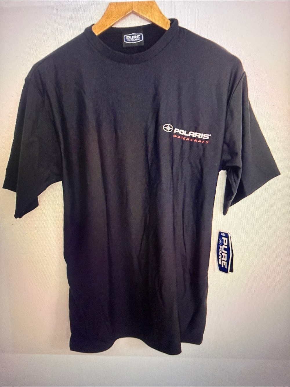 Pure Polaris Men Black Nylon Pullover Wetsuit Watershirt T Shirt Size XL NWT